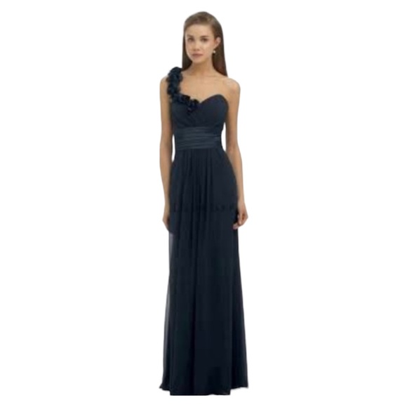 Bill Levkoff Dresses & Skirts - Bill levkoff one shoulder maxi chiffon dress size 4